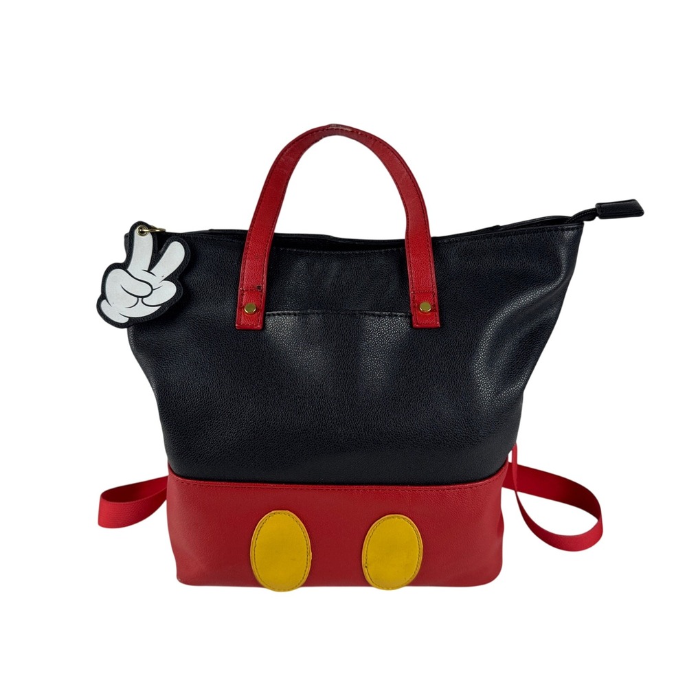 Disney Dani Nicole Mickey Mouse Mini Backpack Bag Red Black Yellow Purse